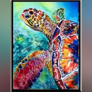 Colorful Tortoise Diamond Dot Painting